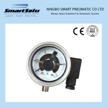 2.5 Inch Electric Contact Pressure Gauge Bottom Connection